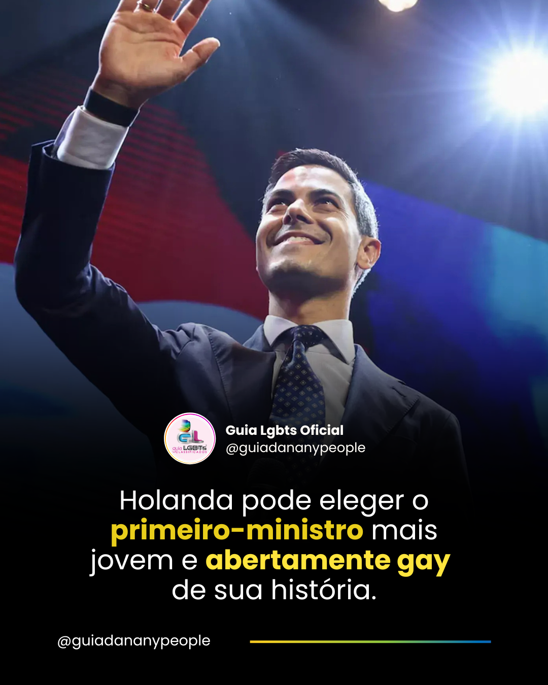 Holanda pode eleger o primeiro-ministro mais jovem e abertamente gay de sua história.